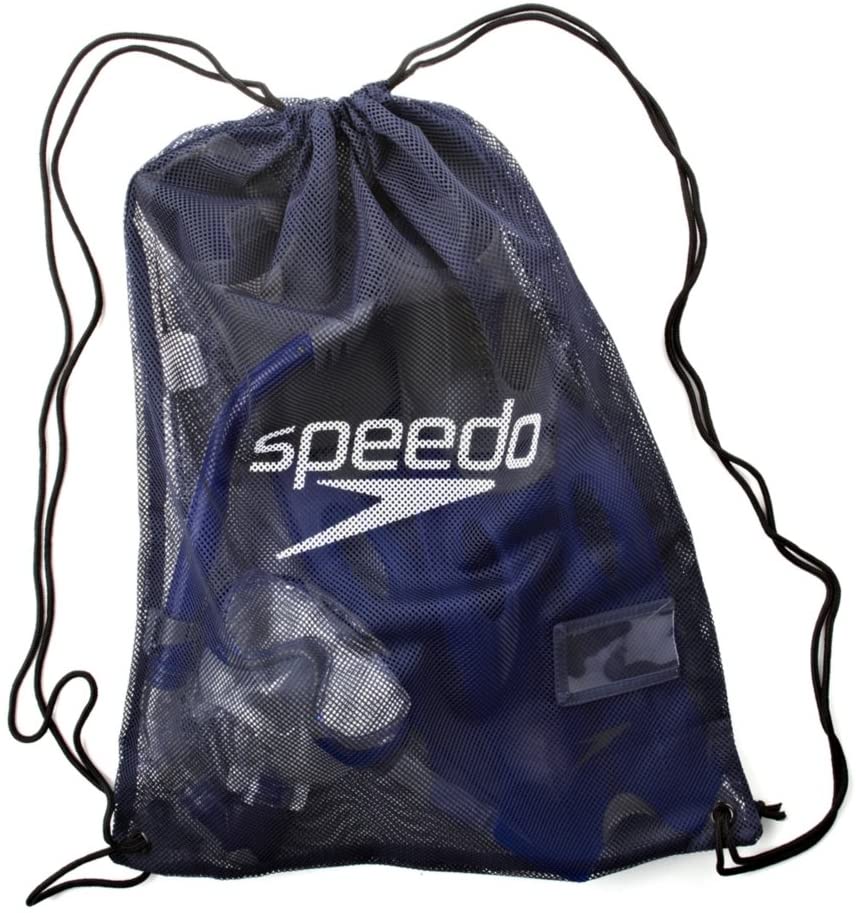 Speedo Unisex-Adult Pool Mesh Bag, Navy - Image 4