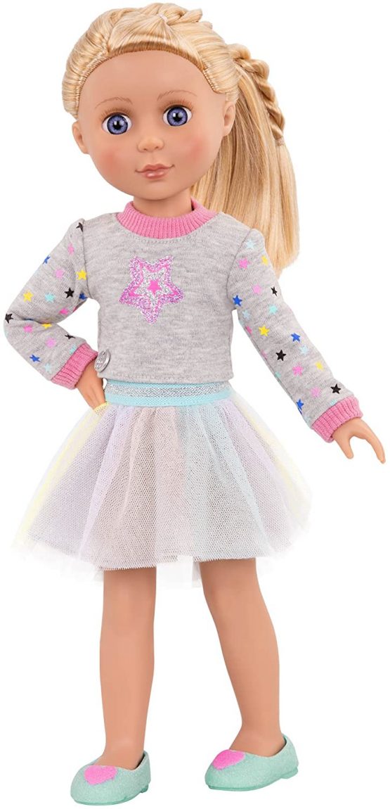 Glitter Girls GG50108Z 14" Doll Tulle Skirt & Sweater Outfit Shine Bright Outfit-36cm Toys, Clothes and Accessories for Girls 3-Year-Old and Up, Various - Image 2