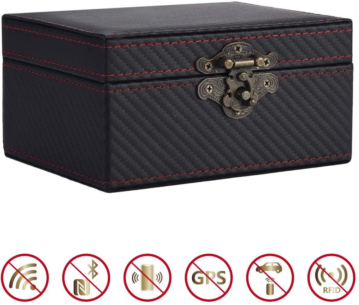 MONOJOY Faraday Box, Large Keyless Car Key Signal Blocker, Safe Anti Theft Key Box, Rfid