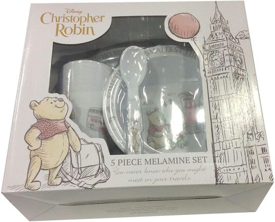 Disney Christopher Robin 5 Piece Melamine Crockery Set Di519 - Image 3