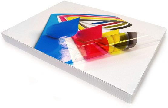 10 Sheets A4 Clear/Transparent Vinyl Glossy Self Adhesive Sticker Quality Inkjet Printable