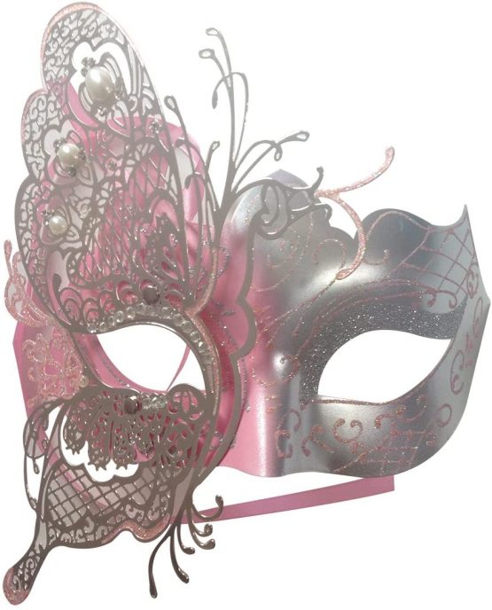 Coddsmz Mysterious Venetian Butterfly Shiny Butterfly Lady Masquerade Halloween Mardi Gras Party Mask