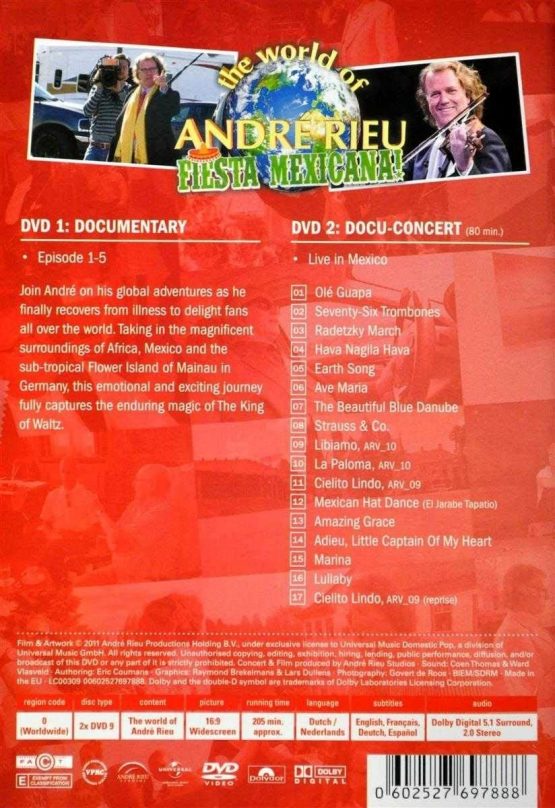 André Rieu: Fiesta Mexicana [DVD] - Image 2