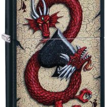Zippo Unisex's ACE Design Windproof Lighter, Dragon Spade, regular