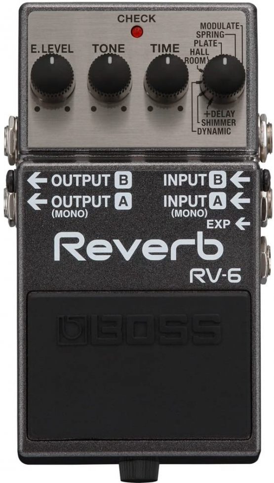 BOSS Rv-6 Reverb Guitar Pedal, Eight Sound Modules, Top-Level Reverb Tones with Simple Controls - Image 2