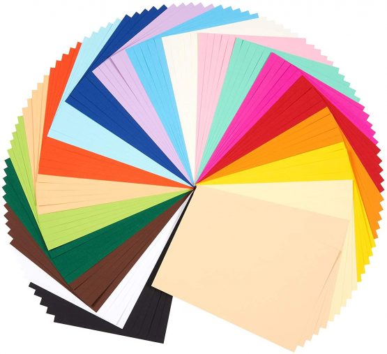 perfect ideaz 100 Sheets Tinted Drawing Paper, A5 Size (5.83 x 8.27 in), Tone Coloured Paper, in 20 Different Solid Colours, 120 g/m², Quality Sheets - Image 3