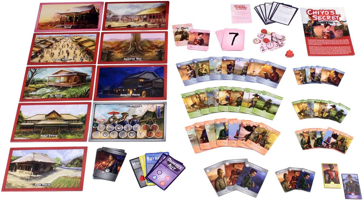 WizKids Board Game Chiyo's Secret *English Version* Role Playing games, White - Image 4