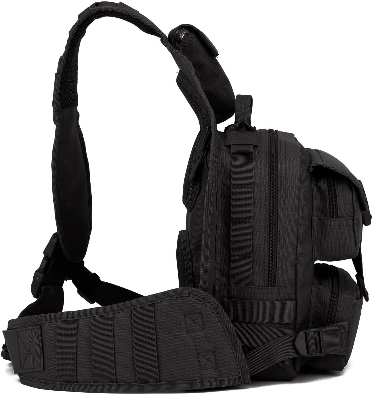 DCCN Military Sling Bag Molle System Multifunction Tactical Chest Pack