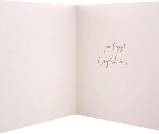 Hallmark Daughter and Future Husband Engagement Card 'Congratulations' - Medium - Image 4