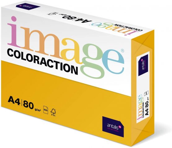 Image Coloraction Gold (Hawaii) A4 210x297mm 80gm2 fsc4 500sh/RM 5rm/BX
