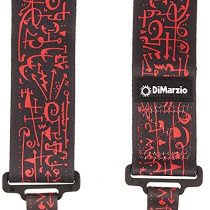 DiMarzio DD2243 - Steve Vai Cliplock Guitar Strap - Art Edition - Black