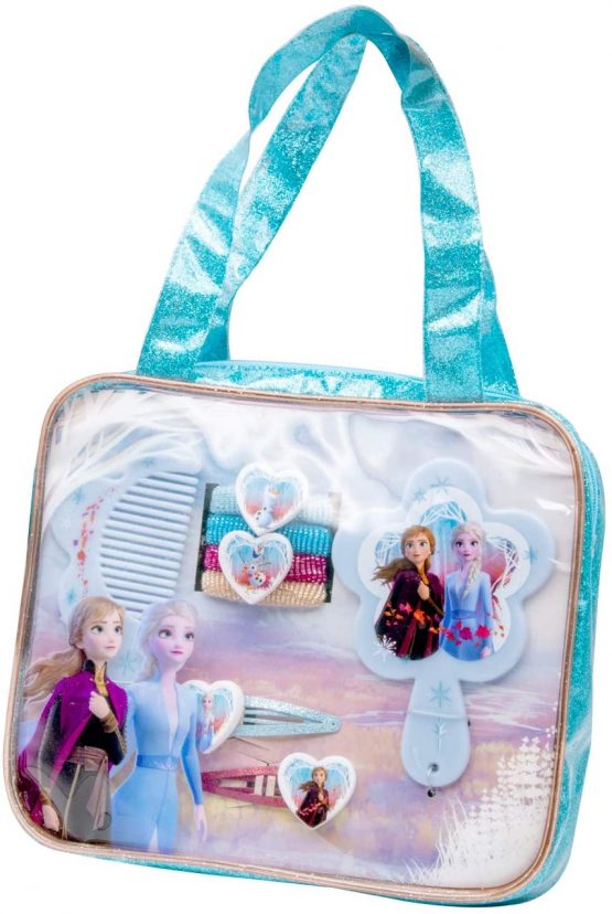 Disney Frozen II Set Hair Accessories in PVC Glitter Bag, 19 x 4 x16 cm - Image 2
