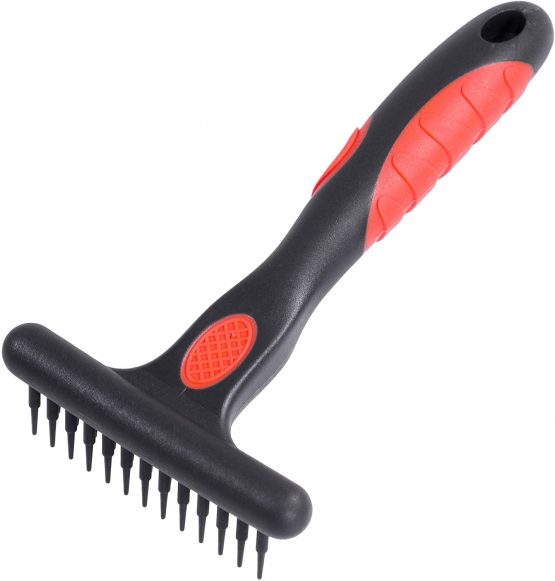 Rosewood Soft Protection Salon Grooming Undercoat Rake Large - Image 2