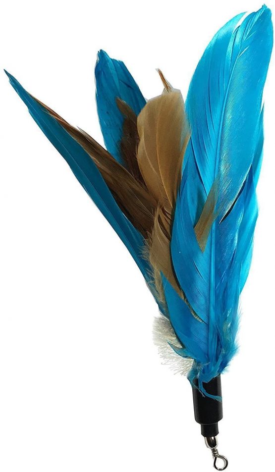 onebarleycorn - Cat Toys Feather Refills for Cat Wand Toys Interactive include Replacement Feathers - Image 4