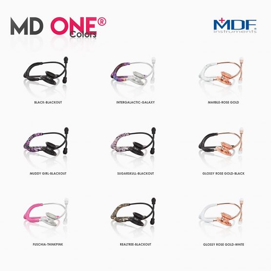 MDF® MD One® Stainless Steel Premium Dual Head Stethoscope - Free-Parts-for-Life & Lifetime-Warranty - Pink (MDF777-01) - Image 2