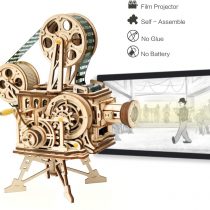 ROBOTIME Vitascope Wooden Model Kits 3D Puzzle for Adults to Build Laser Cut Jigsaw Construction Building Craft Kits for Kids Above 14 Years Old
