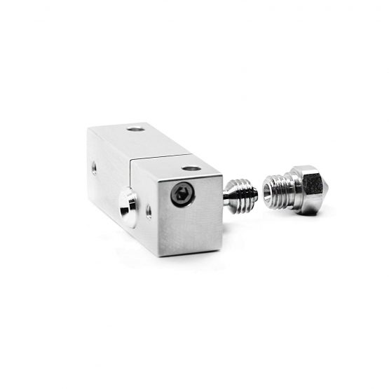 micro swiss M2560-04 All Metal Hot end with SLOTTED block for Wenham i3, 0.4 mm - Image 2