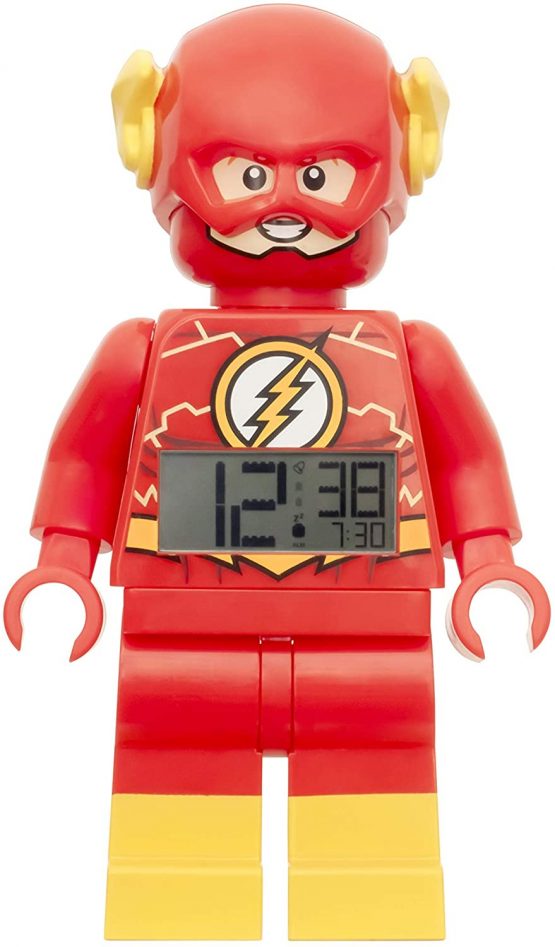 LEGO Alarm Clock, Red, 9 Inches
