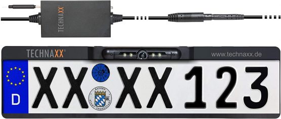 Technaxx 4777 WiFi Reversing Camera System for Apple iPhone/iPad/Android/WLAN Night Vision up to 4 m Parking Aid Black