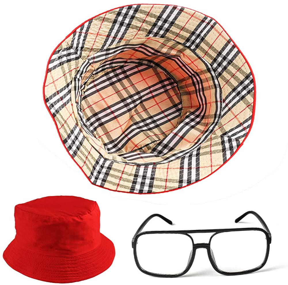 Beelittle 3pcs 80s/90s Hip Hop Costume Kit Old Style Cool Rapper ...