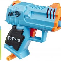 Fortnite Micro HC-R Nerf MicroShots Dart-Firing Toy Blaster and 2 Official Nerf Elite Darts For Kids, Teens, Adults