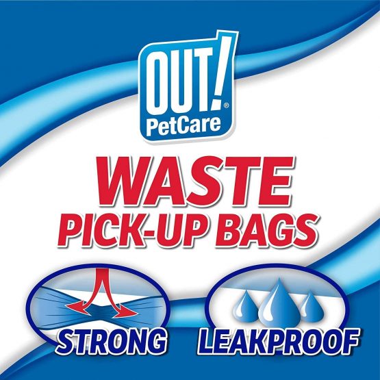 OUT! Dog Poop Pick-Up Bags, strong and Leakproof - Green (Pack of 120) - Image 2