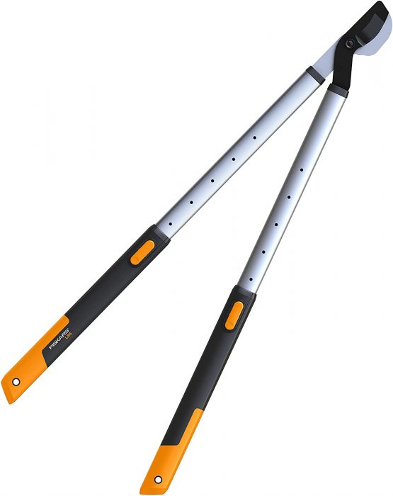 Fiskars SmartFit Lopper Bypass L86, Non-stick coating blade, Cutting diameter: 5 cm, Hardened steel, Handle length: 66-90 cm, Black/Orange, 1013564 - Image 2