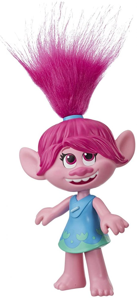 DreamWorks Trolls World Tour Superstar Poppy Doll, Sings Trolls Just Want to Have Fun, Singing Doll, Toy for Kids 4 and Up