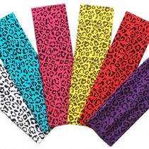 6pcs Leopard Print Cotton Headbands Yoga Fashion Headband for Women Girls Hair Wrap Accessories (Random Color)