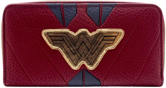 DC Comics Wonder Woman Red Warrior Suit Coin & Card Clutch Purse - Image 2