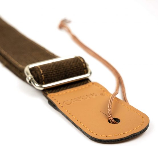 CASCHA Ukulele Strap adjustable I Length 76 cm to 139 cm individually adjustable I robust ukulele strap for children & adults I pleasant & comfortable to wear I Strap ukulele cotton beige - Image 2