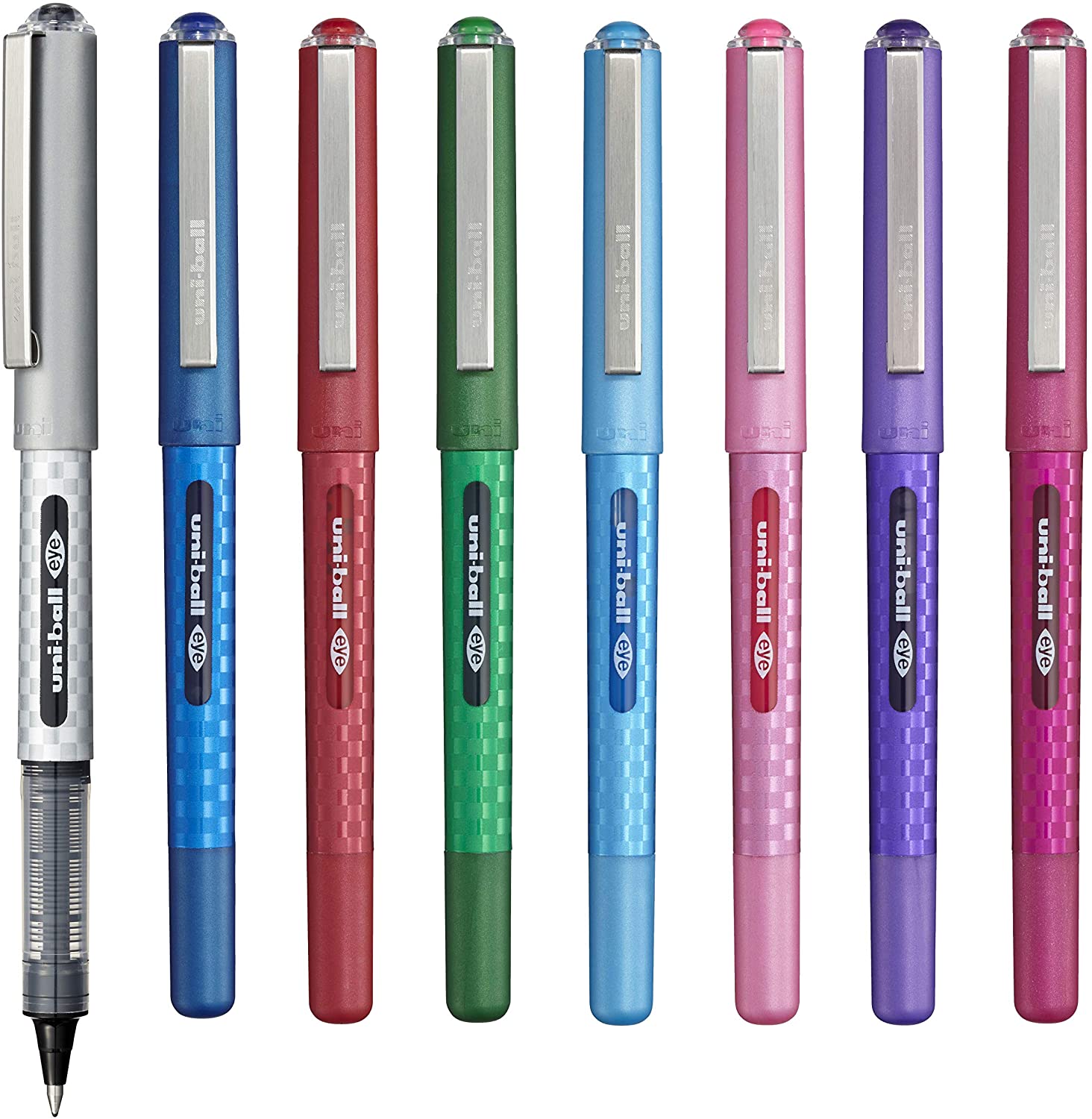 uni-ball Eye Designer UB-157D Liquid Ink Rollerball Pens - Pack of 8, Multi-Colour, 8 count (Pack of 1) - Image 2