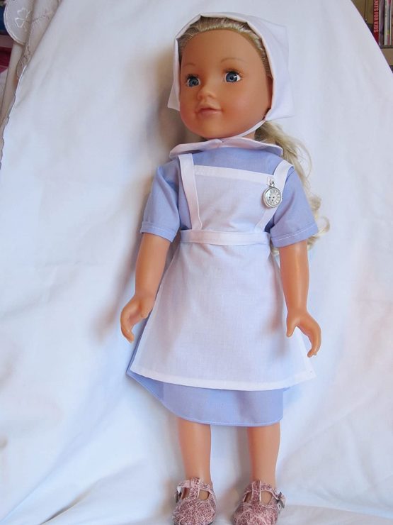 Dollies Boutique Nurse Uniform for 18″ dolls like Designafriend; Sindy