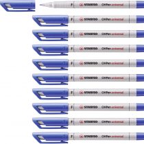 OHP Pen - STABILO OHP Pen Soluble Fine Box of 10 Blue