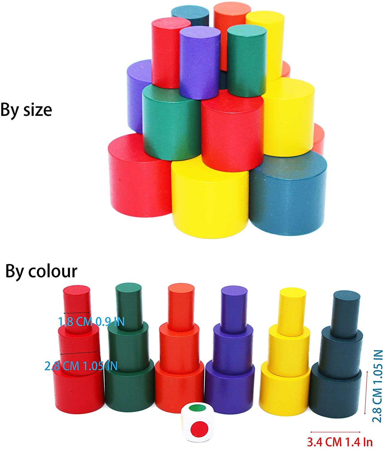 TOWO Wooden Stacking Blocks Balancing Game for Children - Image 2