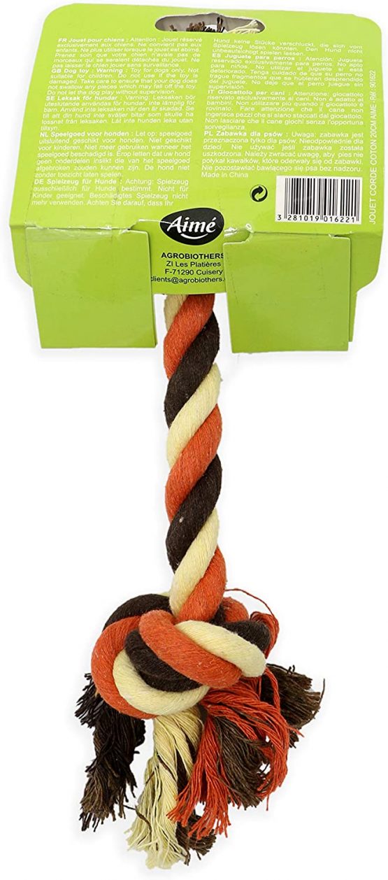 Aime Cotton Rope Toy for Dogs 20 cm - Image 3