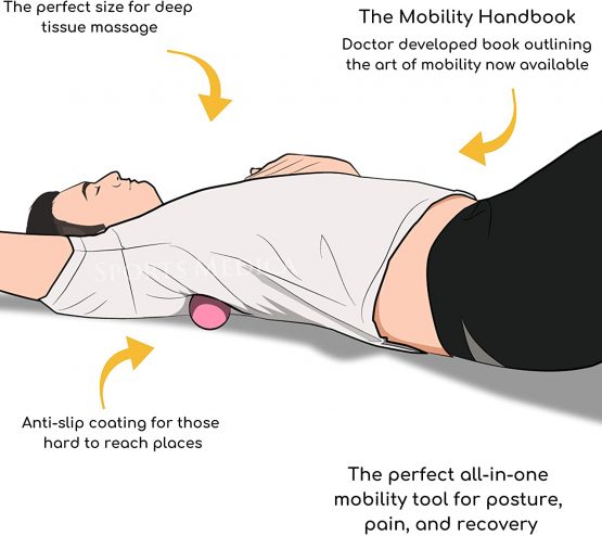 Sports Medica Doctor Developed Lacrosse/Peanut/Double Massage Ball - Perfect for Trigger Point Therapy, Injury, Recovery - VIDEO SERIES and FREE HANDBOOK INCLUDED - Image 4