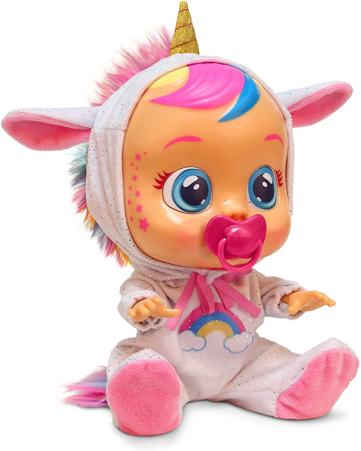 CRY BABIES Fantasy Deamy | Interactive Baby Doll that Cries Real Tears with Dummy & Pyjama - Toy for Kids +18 Months - Image 2