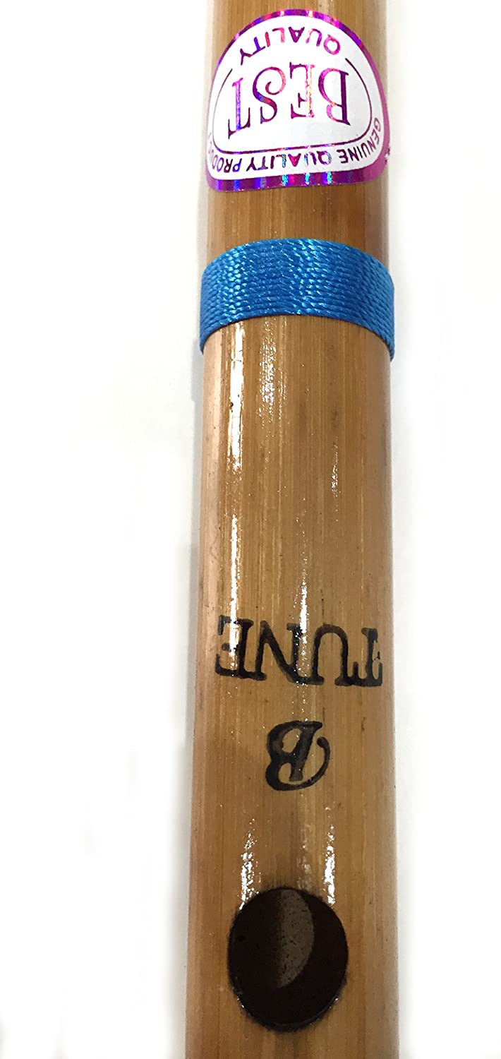 Bansuri Indian Flute For Beigginners to Professional Bamboo Flute 14 inch B Scale Transverse Flute, Colorful - Image 3