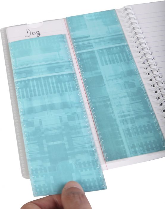 Clairefontaine 'Koverbook' Vocabulary Wirebound Book, 11 x 17 cm, Lined and Margin - Image 3