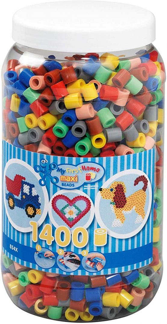 Hama 10.8543 1,400 Maxi Beads in Tub Mix 69 - Image 2