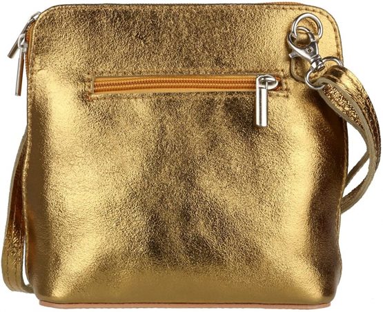 Girly HandBags Metallic Genuine Leather Cross Body Shoulder Bag - Image 3