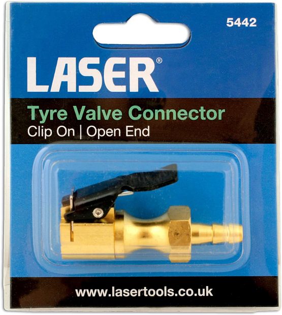 Laser 5442 Tyre Valve Connector - Clip On/Open End - Image 2