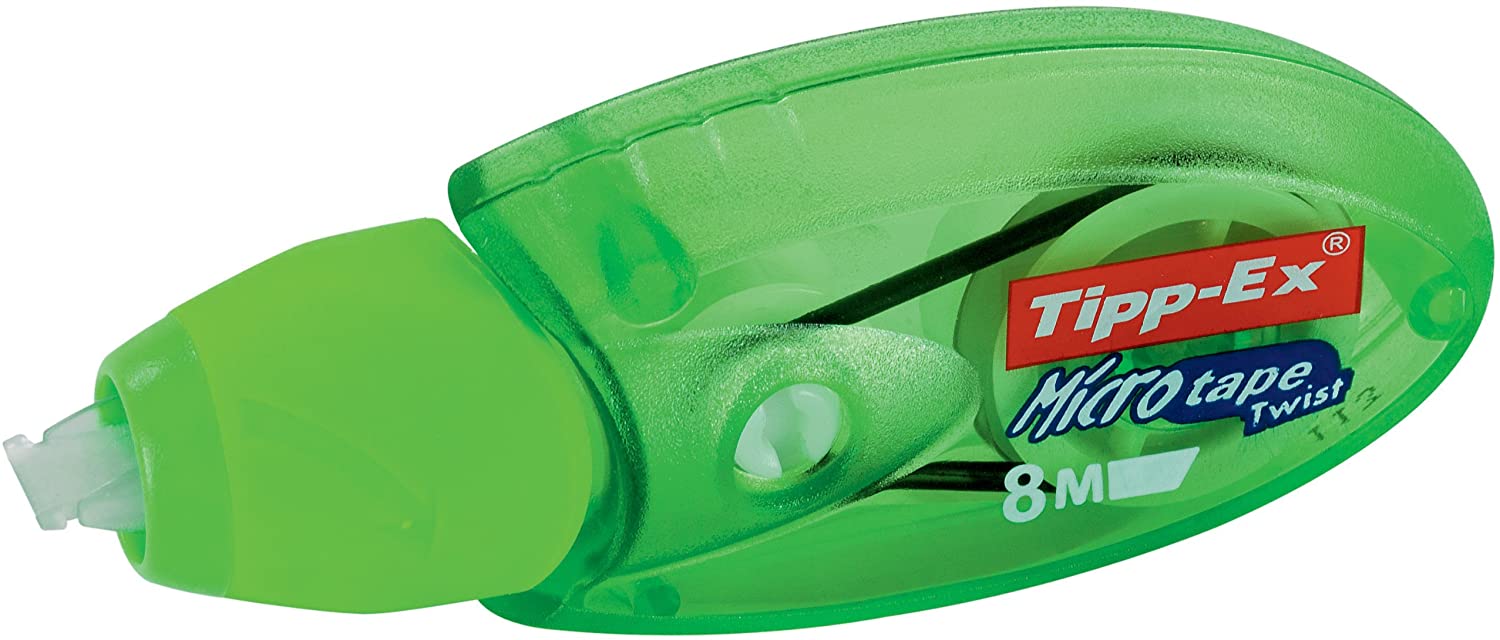 BIC TIPP-Ex Microtape Twist ® 8 M x 5 MM, Green, white