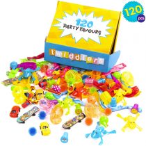 120 Pcs Kids Party Favours Bag Filler Toys| Huge Selection for Boys & Girls| Durable & Non-Toxic| Birthday Parties Gifts Lucky Dip Prizes Rewards Loot Bag Goodies Pinata Christmas Stocking Fillers.