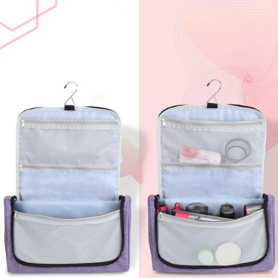 Luxja Storage Bag Compatible with Dyson Airwrap Styler, Travel Bag for Airwrap Styler and Attachments, Purple - Image 3