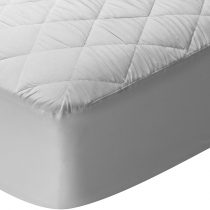 Pikolin Home – Cushioned Mattress Protector, Waterproof and Breathable, white, Lit 90-90 x 190/200 cm