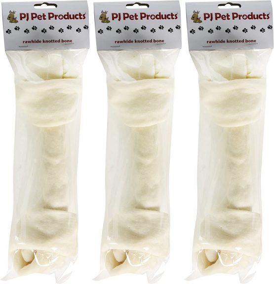 PJ Pet Products Giant Knotted Natural Bone, 30 cm ( Pack of 3 ) - Image 4