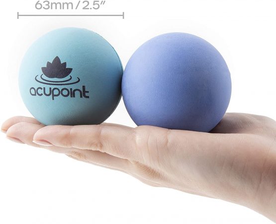 Acupoint Physical Therapy Massage Balls - Ideal For: Yoga, Deep Tissue Massage, Trigger Point Therapy And Self Myofascial Release Physical Therapy Equipment - Image 3