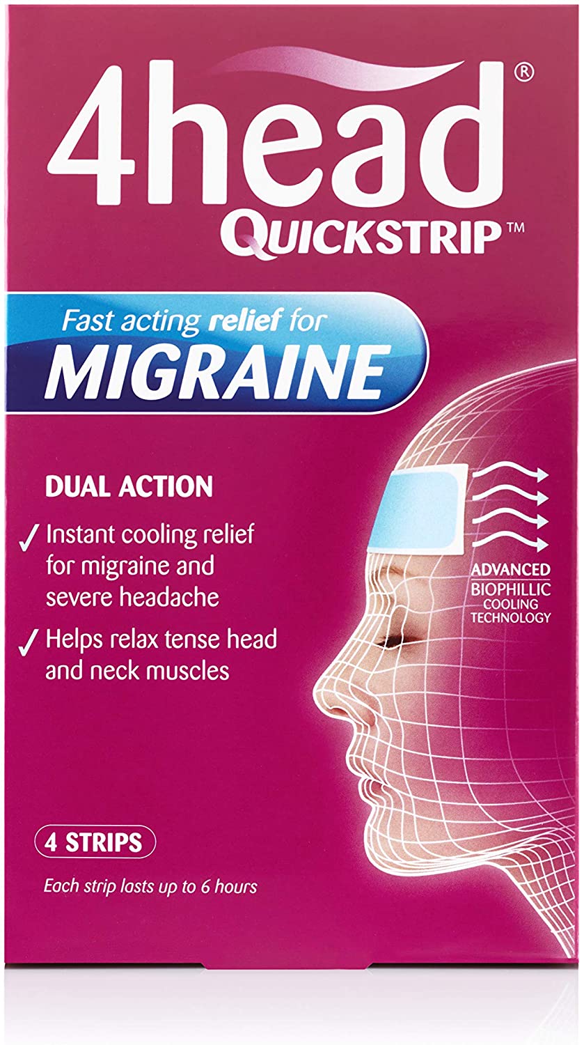 4HEAD Quickstrip Hydro Gel Strips , 4 count, Clear, 4 ml (Pack of 1)